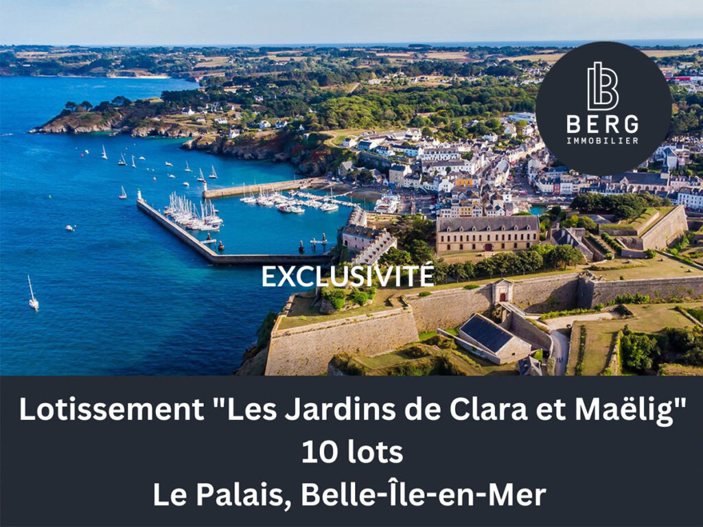 Exclusivite terrains belle ile le palais