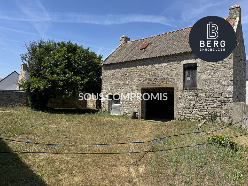 Sous compromis - erdeven bâtiment en pierre à rénover à 1 km de la plage