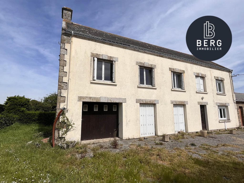 Maison à vendre erdeven - ancienne ferme de 6 pièces + hangar et annexes