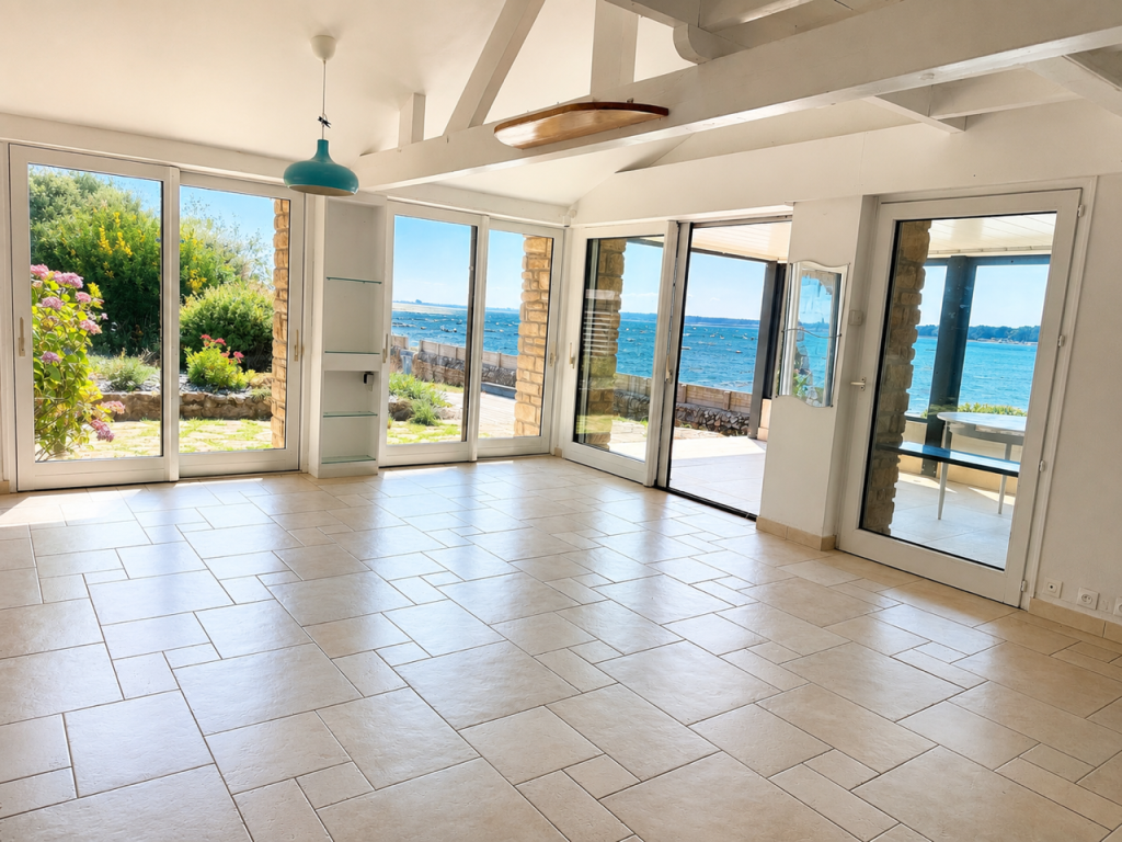 Plouharnel - maison à vendre avec pleine vue sur la mer
