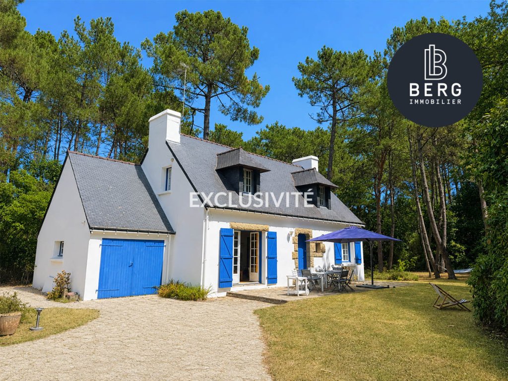 Exclusivité carnac - maison à vendre environnement verdoyant à 2 kms des commerces